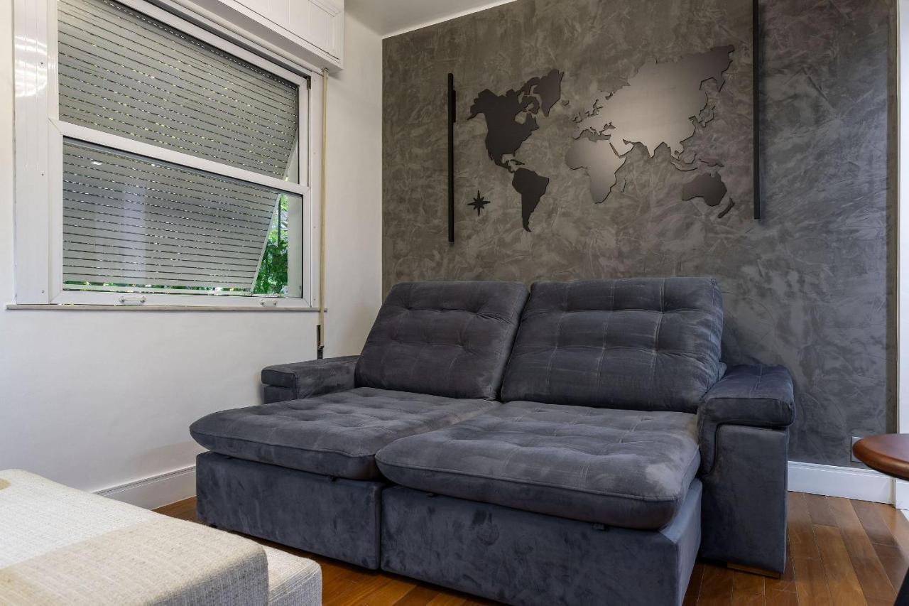ריו דה ז'ניירו Apt Charmoso Completo Com Ar Condicionado No Leblon מראה חיצוני תמונה